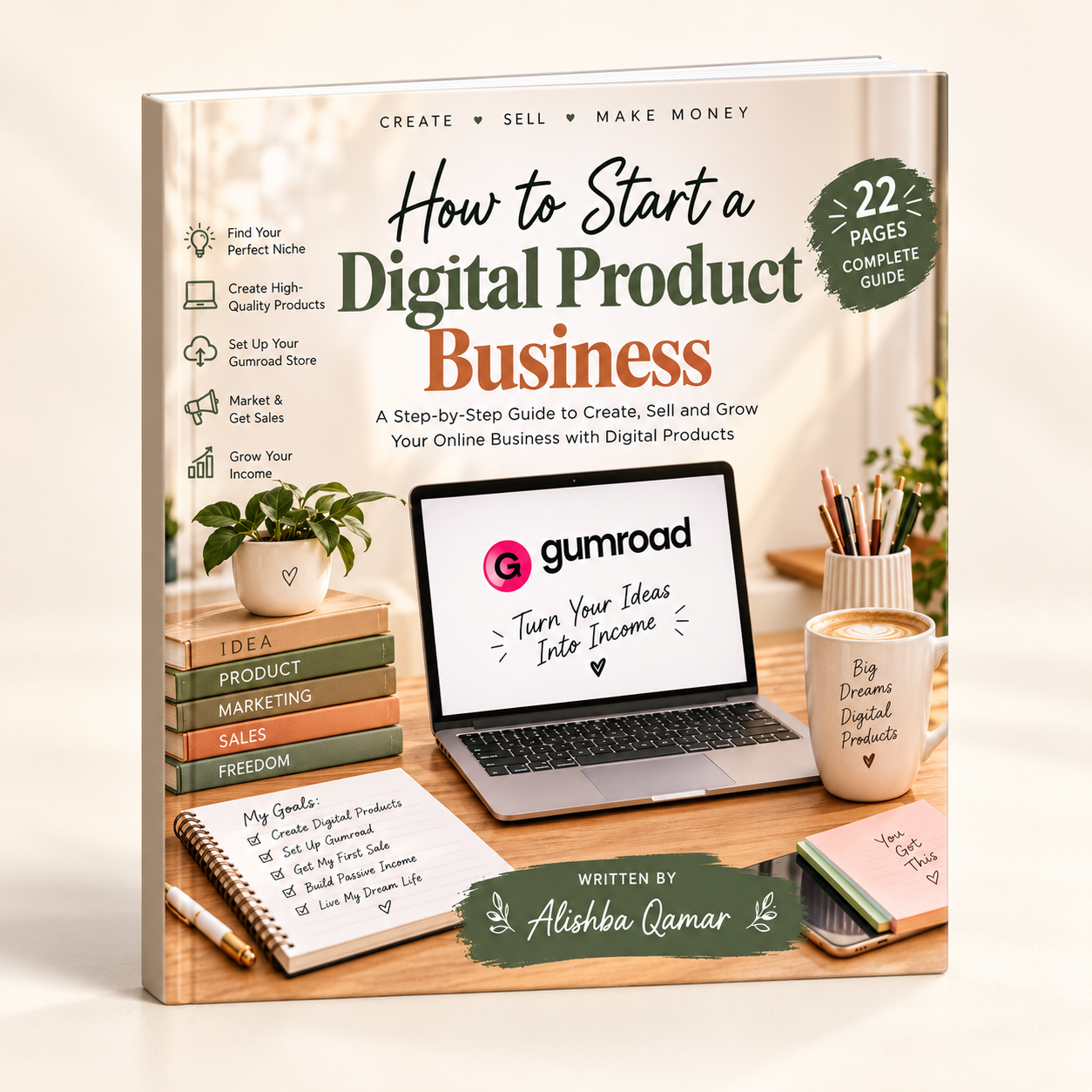 How to Start a Digital Product Business: Beginner’s Guide to Creating & Selling on Gumroad